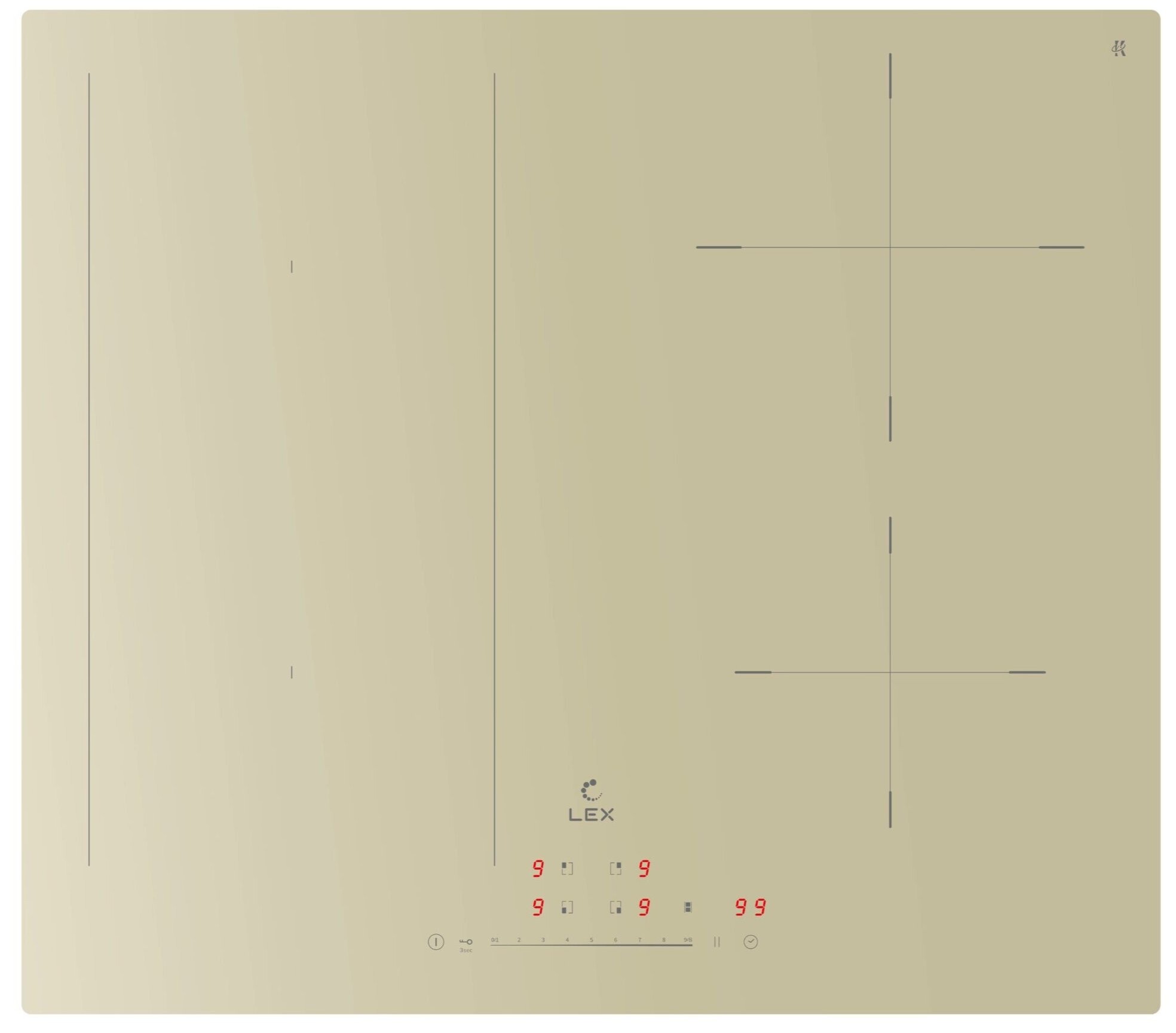 

Электрическая варочная панель LEX EVI 641A IV