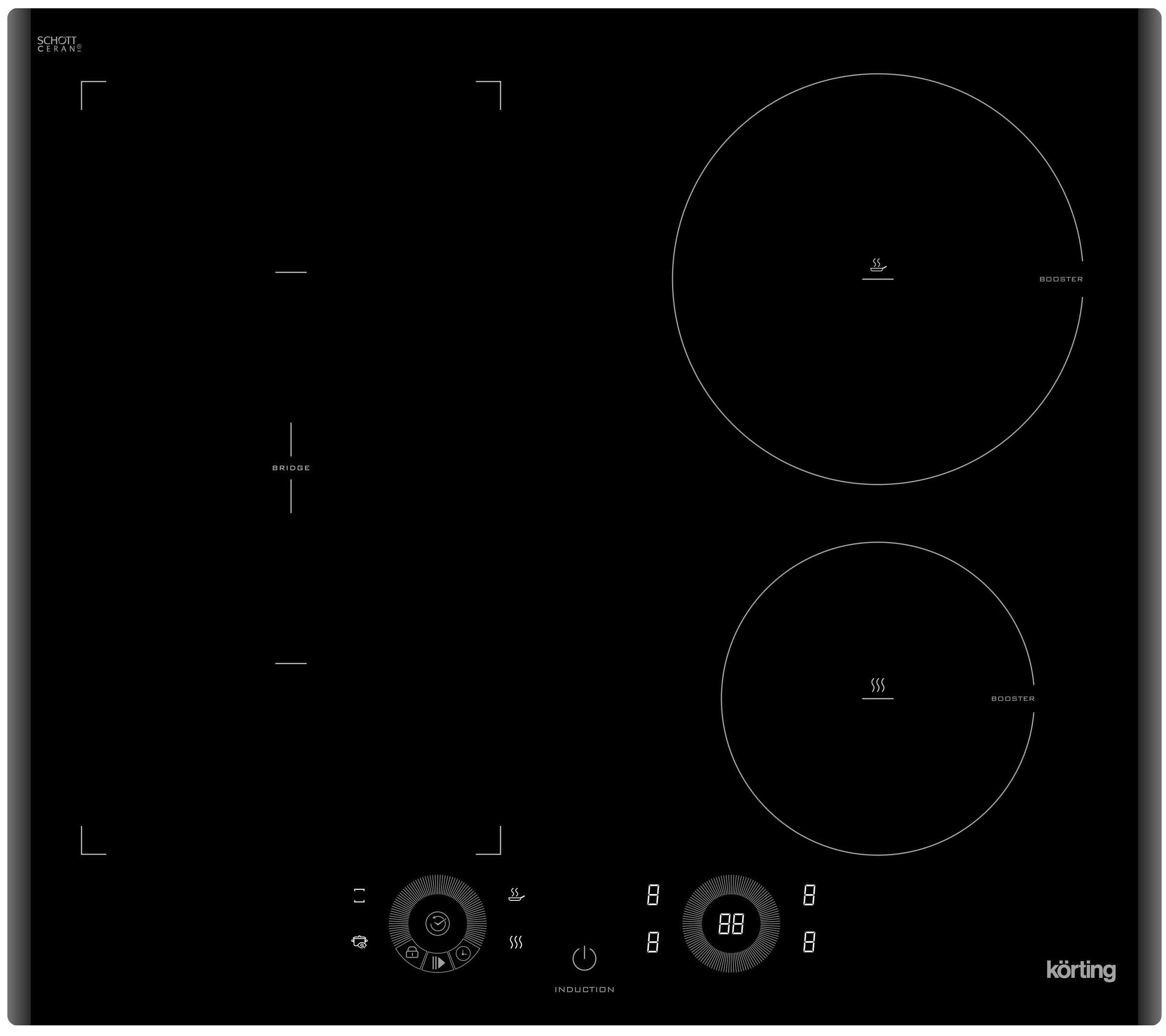 

Электрическая варочная панель Korting HIB 64750 B Smart