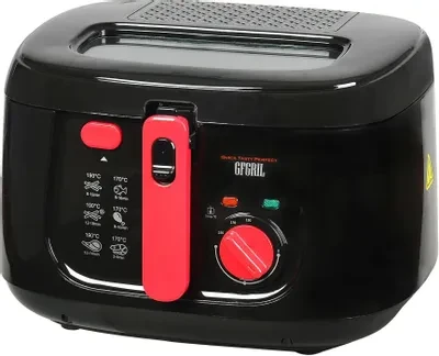 

Фритюрница GFgril GFF-052BR черный/красный