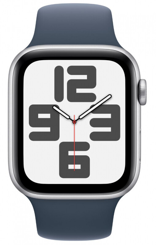 

Умные часы Apple Watch SE 2023 44mm серебристый/синий (MREC3QH/A)