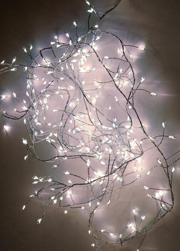 

Гирлянда Космос Нить медный провод 3м, 300LED, белый теплый (KOC GIR-V109)