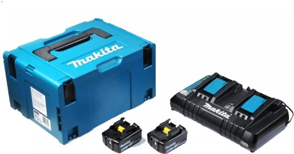 

Аккумулятор Makita BL1860B 18В 6Ач Li-Ion+З/У (198080-9)