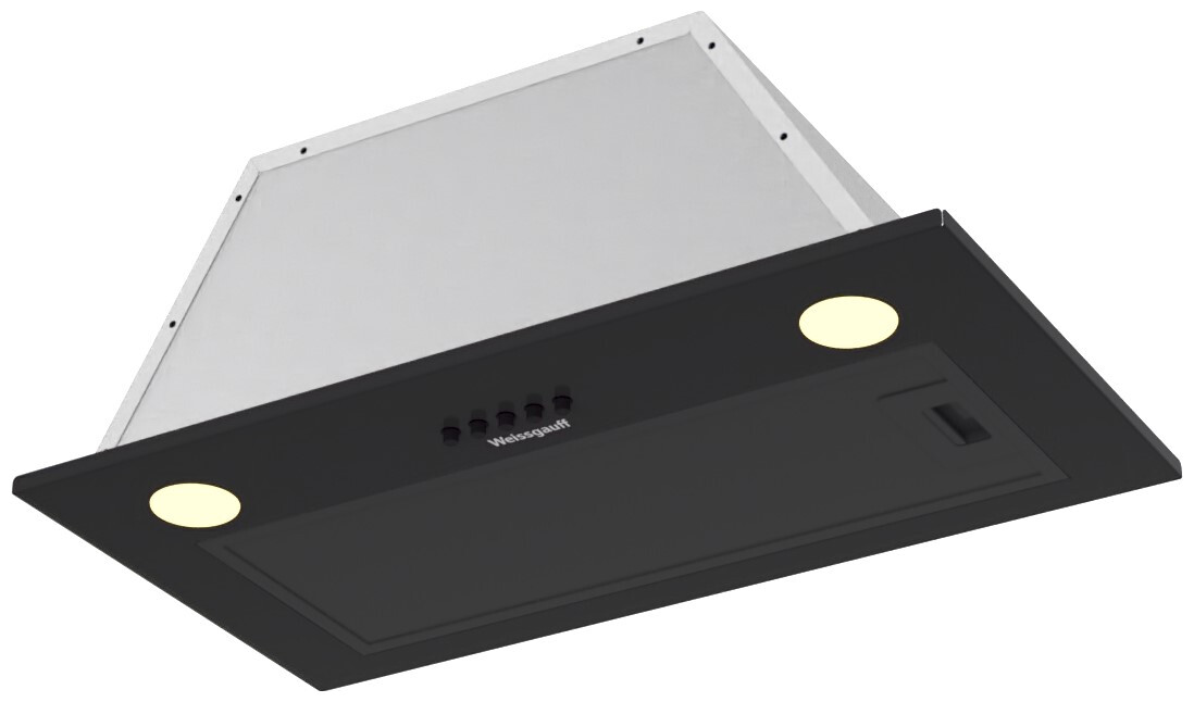 

Встраиваемая вытяжка Weissgauff Leaf 600 PB Full Black Enamel