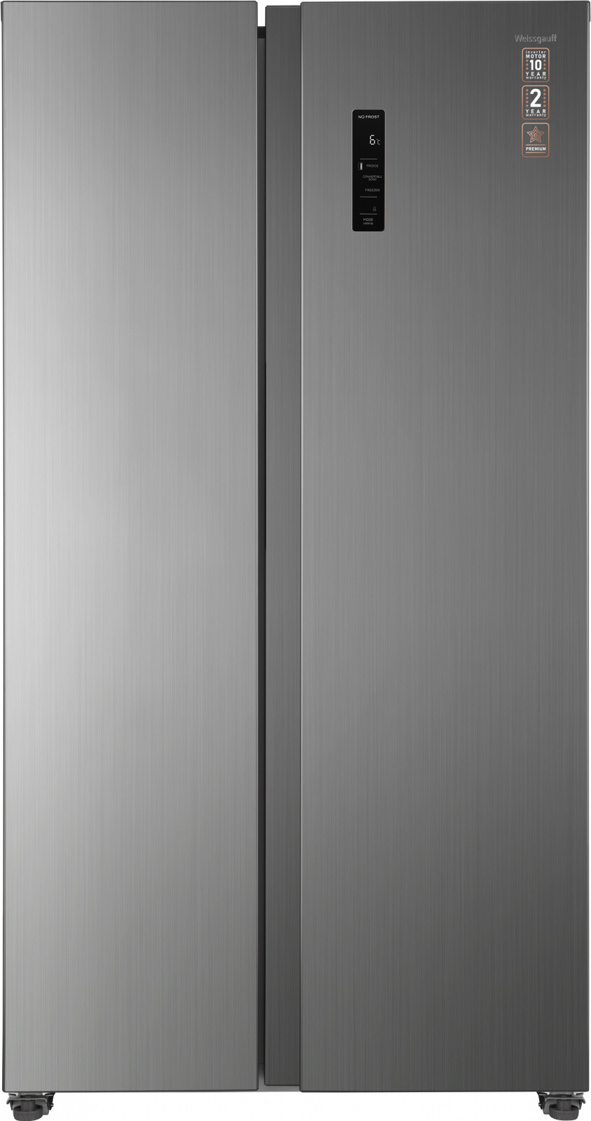 

Холодильник Side by Side Weissgauff WSBS 735 NFX Inverter Professional