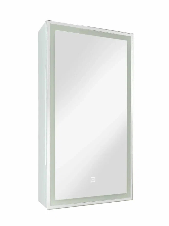 

Шкаф с зеркалом Continent Allure LED 350х650мм правый (МВК056)