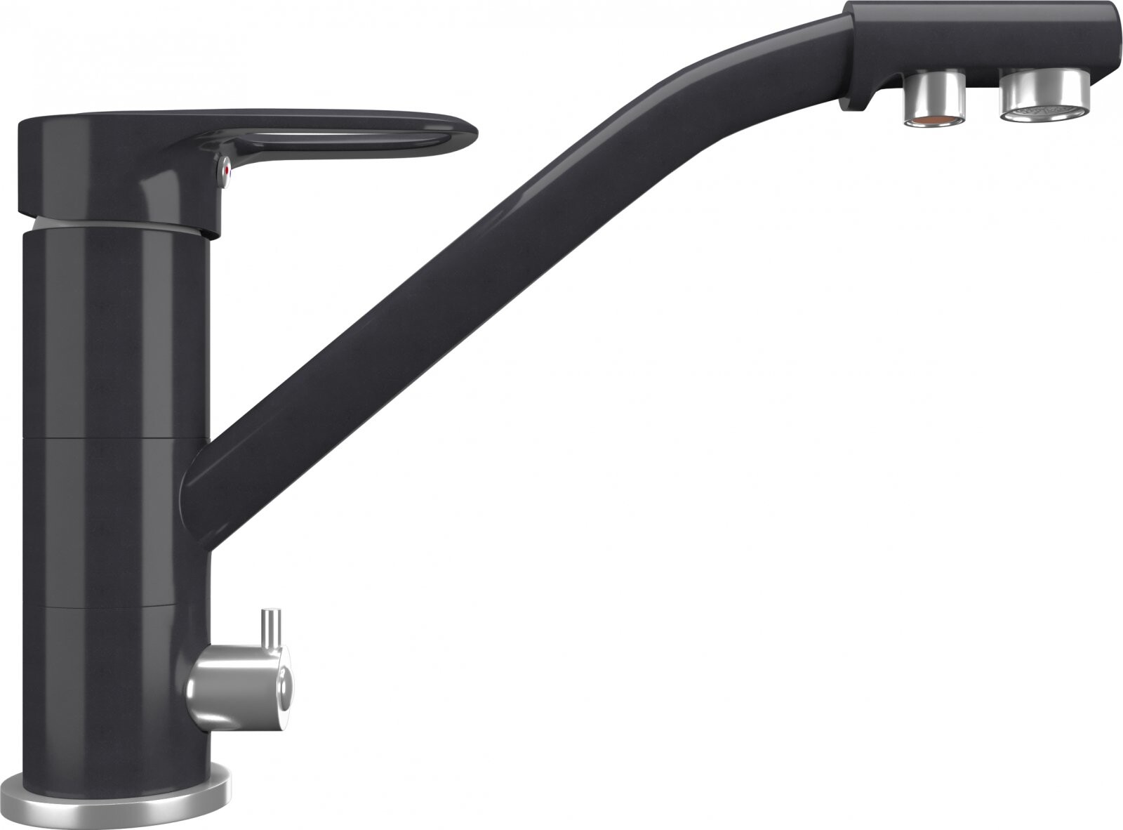 

Смеситель для кухни Weissgauff WG 01008 Anthracite