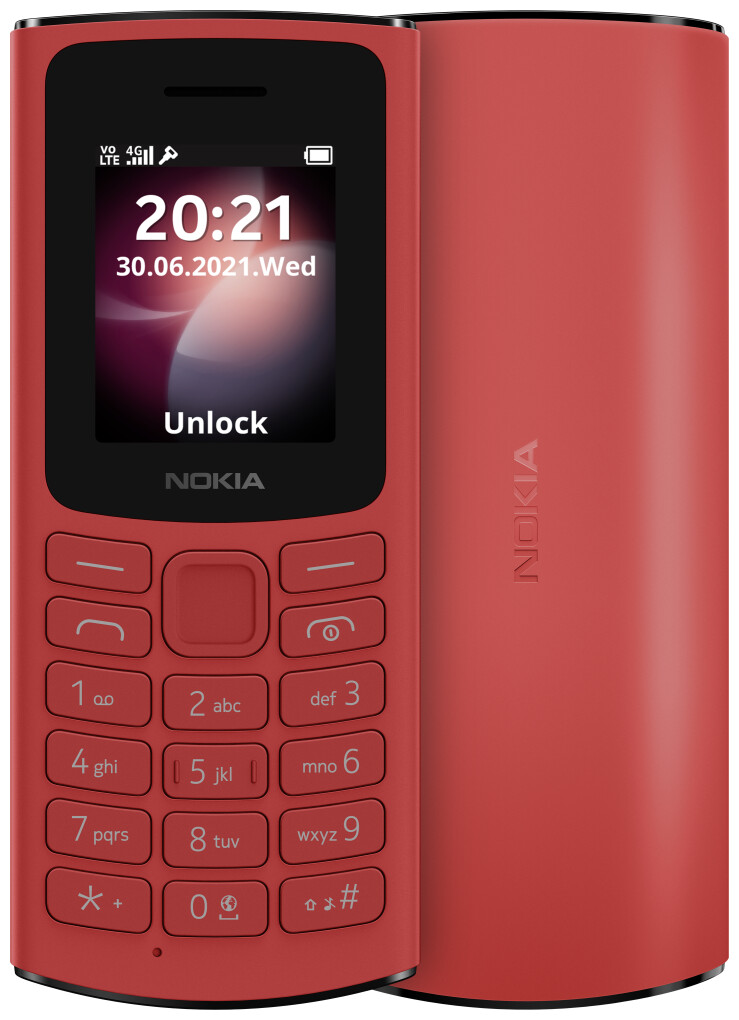 

Телефон Nokia 105 DS 4G RED (TA-1378)