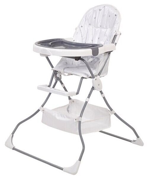 

Стульчик для кормления Polini Kids 252 French Teddy белый-серый (1кор)
