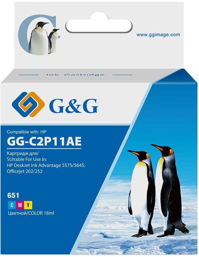 

Картридж G&G GG-C2P11AE 651 многоцветный