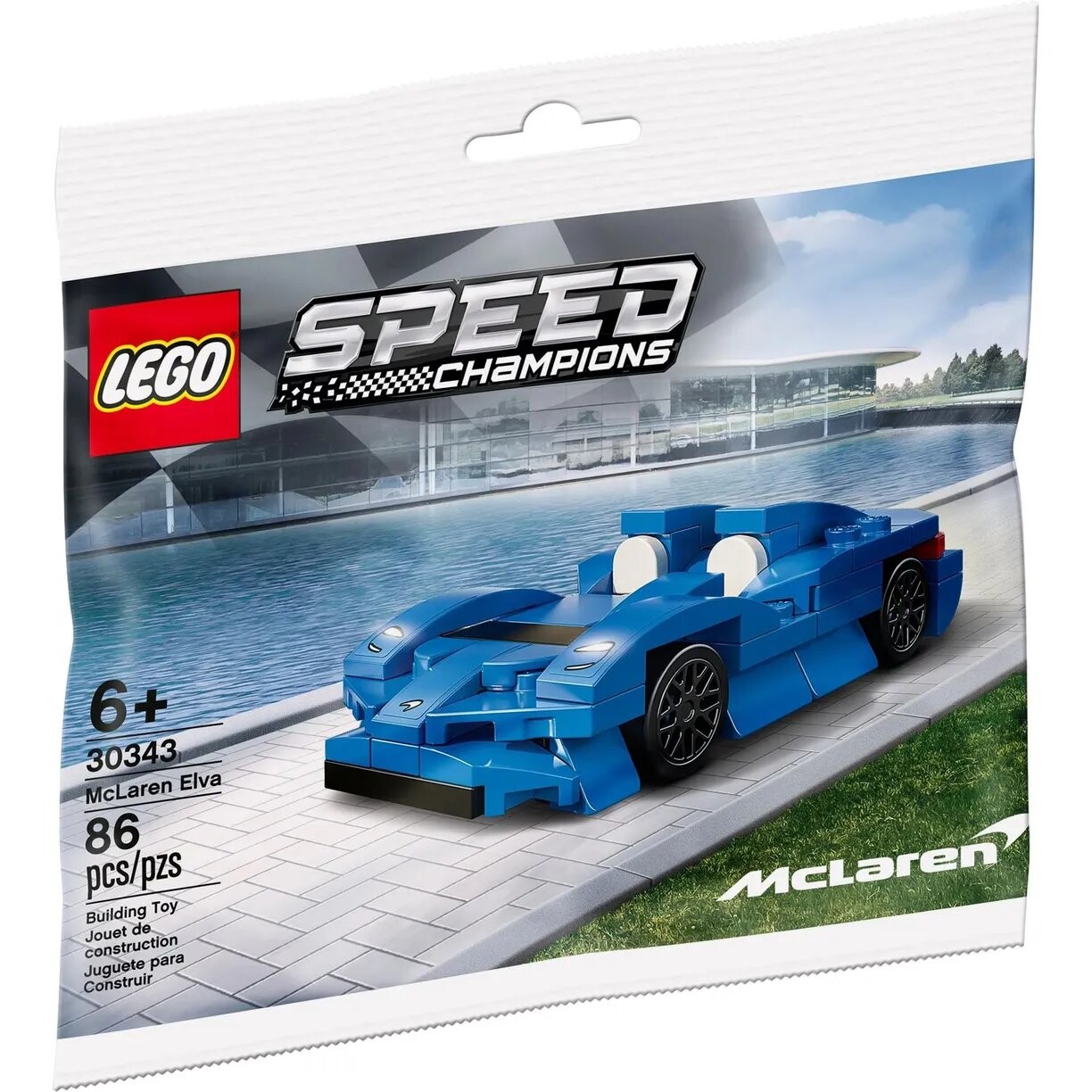 

Конструктор LEGO Speed Champions McLaren Elva (30343)