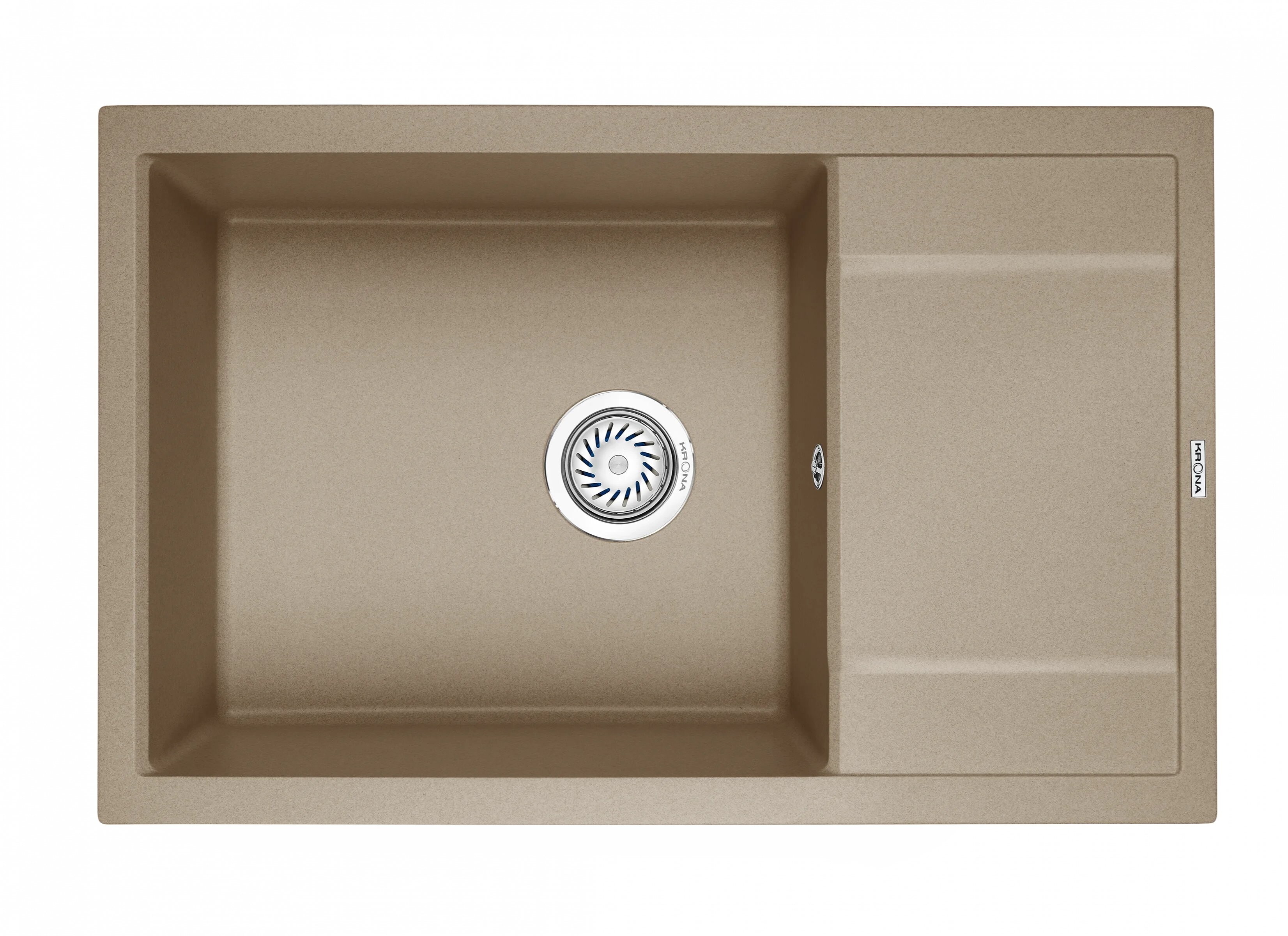 

Кухонная мойка Krona FLUGEL WRL780-500 1 SAND