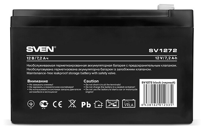 

Батарея для ИБП Sven SV 1272