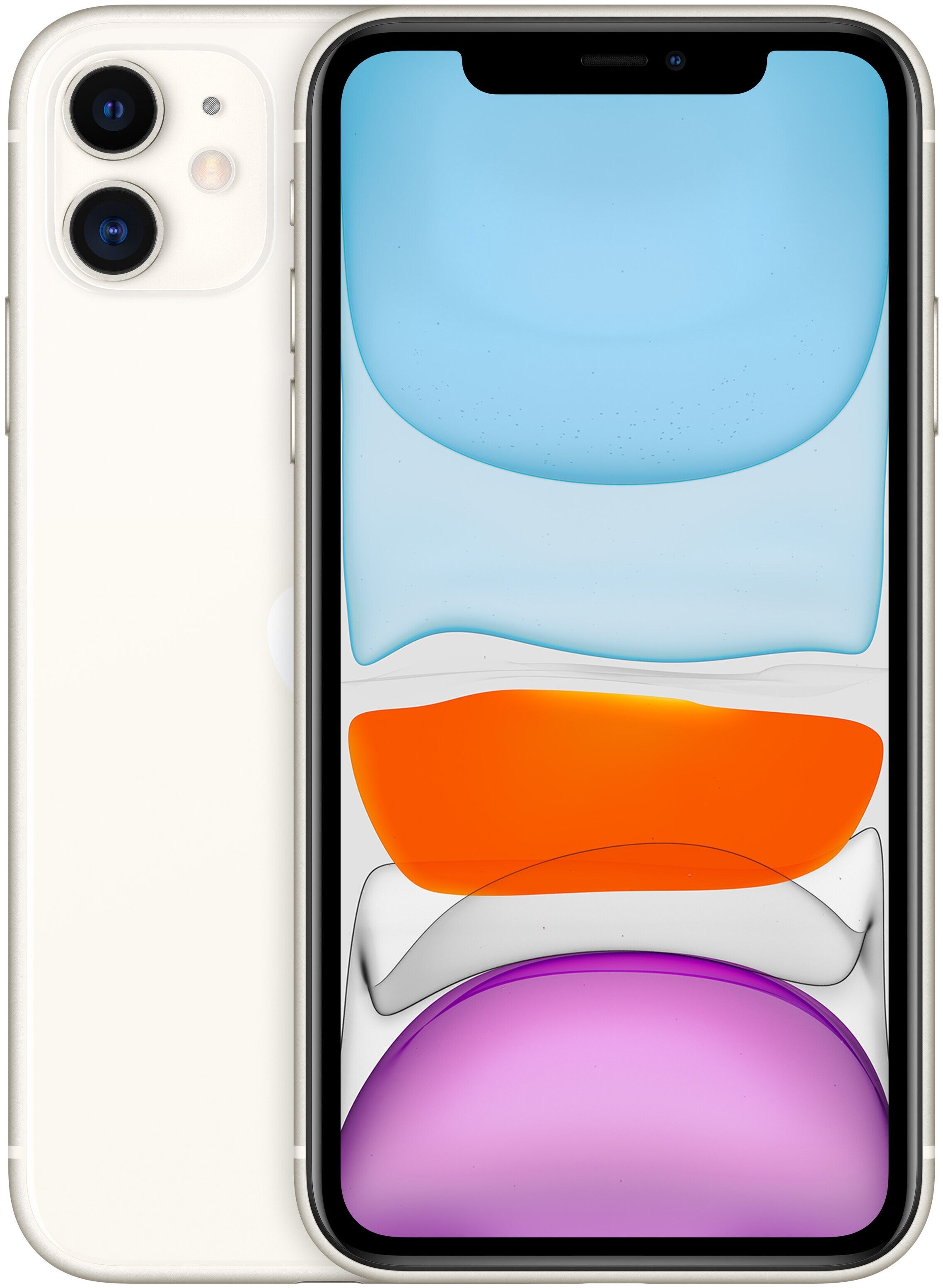 

Телефон Apple iPhone 11 128Gb белый (MHDJ3ZP/A)
