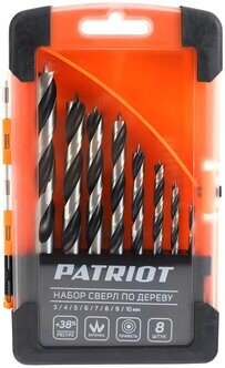 

Набор сверл Patriot 815010103 по дереву (8пред.)