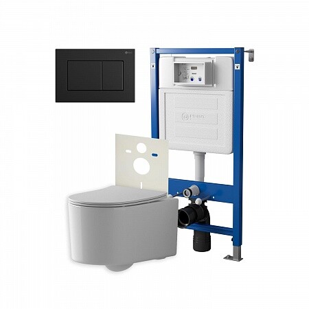 

Комплект инсталляции Point PN48106BM (Элемент PN45120 +Клав. Ника черн мат PN44081BM + Унитаз Веста PN41701)