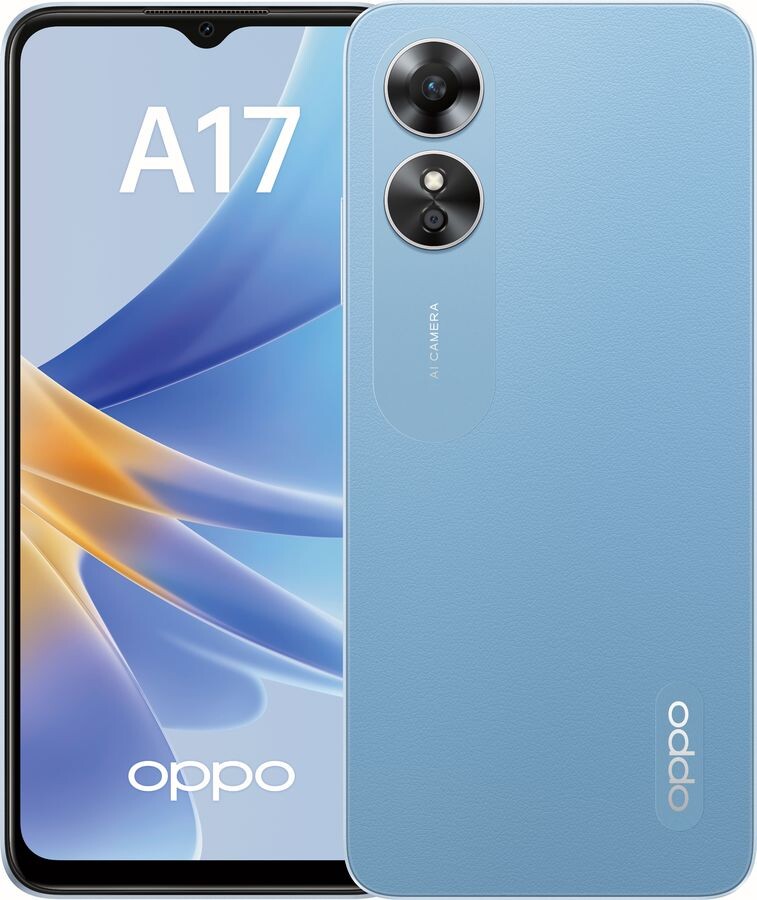 

Телефон OPPO A17 4/64Gb синий (CPH2477)