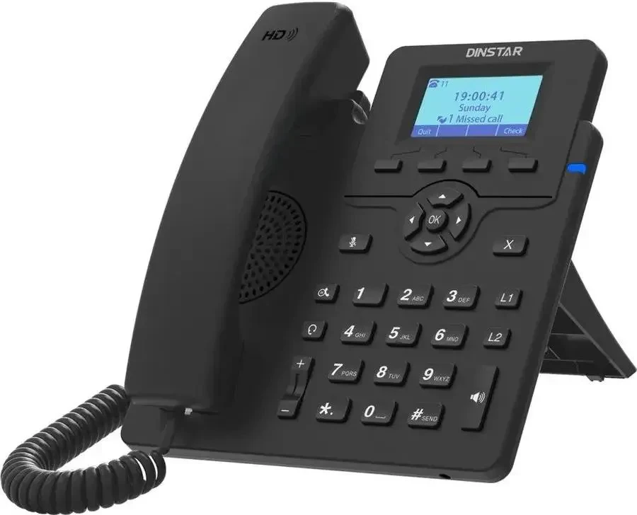 

VoIP-телефон Dinstar C60U черный