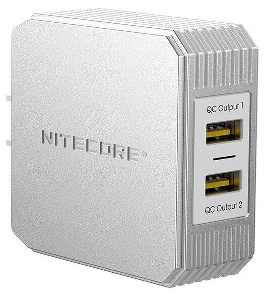 

Сетевое зарядное устройство Nitecore UA42Q 2.1A белый (18391)