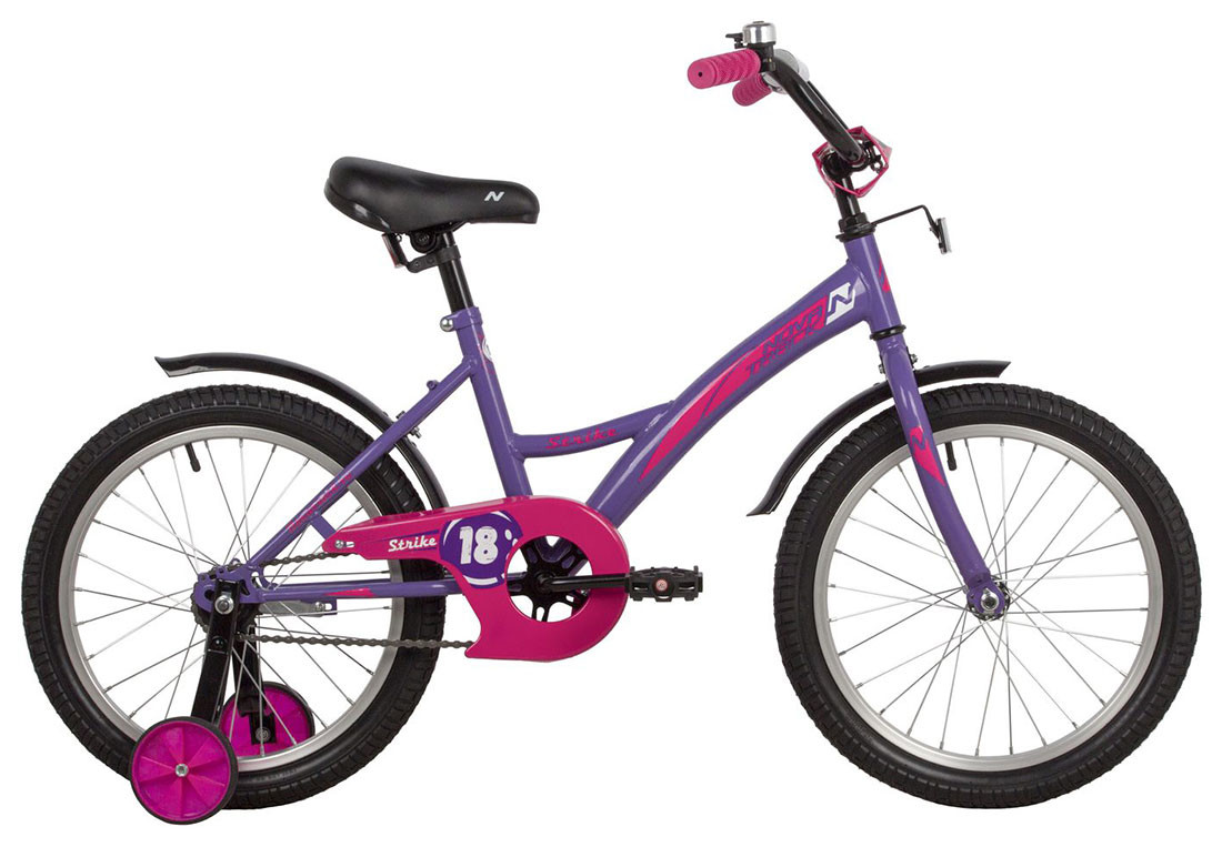 Велосипед для малышей NOVATRACK 183STRIKE.VL22 фиолетовый