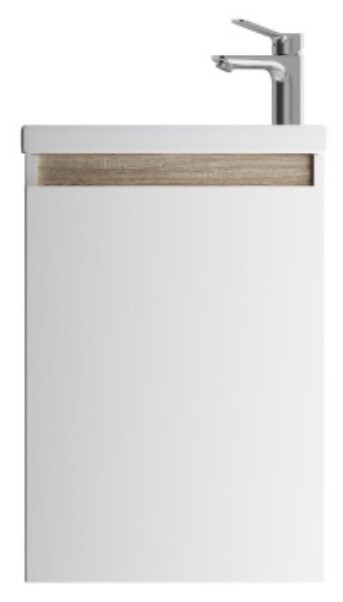 

Тумба Am.Pm X-Joy M85A-FHX0451-WC0452WG белый глянец (с раковиной, подвесная, 45см)