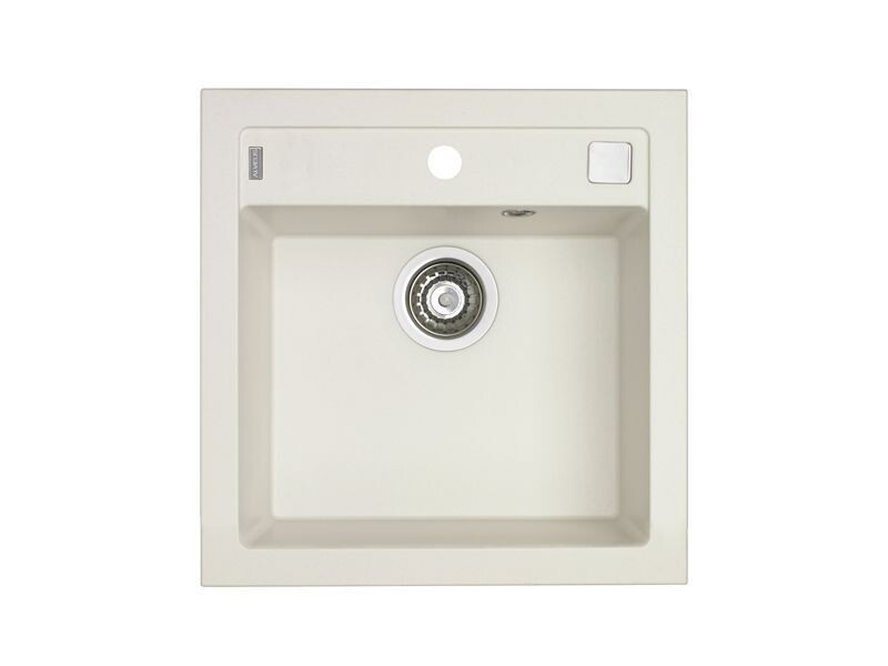 

Кухонная мойка Alveus Granital+ Formic 20 Arctic-G11 520х510х200 с сифоном, белая (1128395)