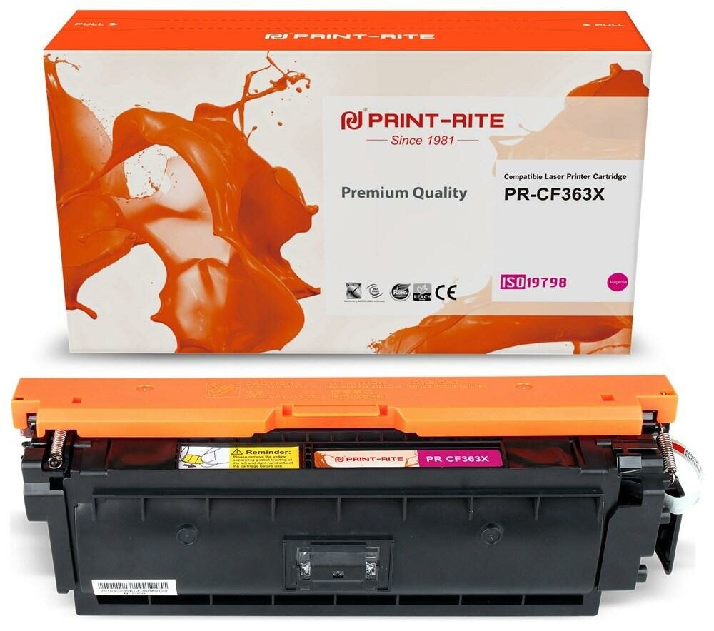 

Картридж Print-Rite PR-CF363X (CF363X/TRHGLAYPU1J) пурпурный