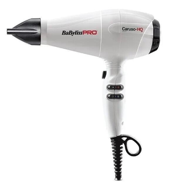 

Фен BaByliss Pro CARUSO Ionic 2400W белый (BAB6970WIE)