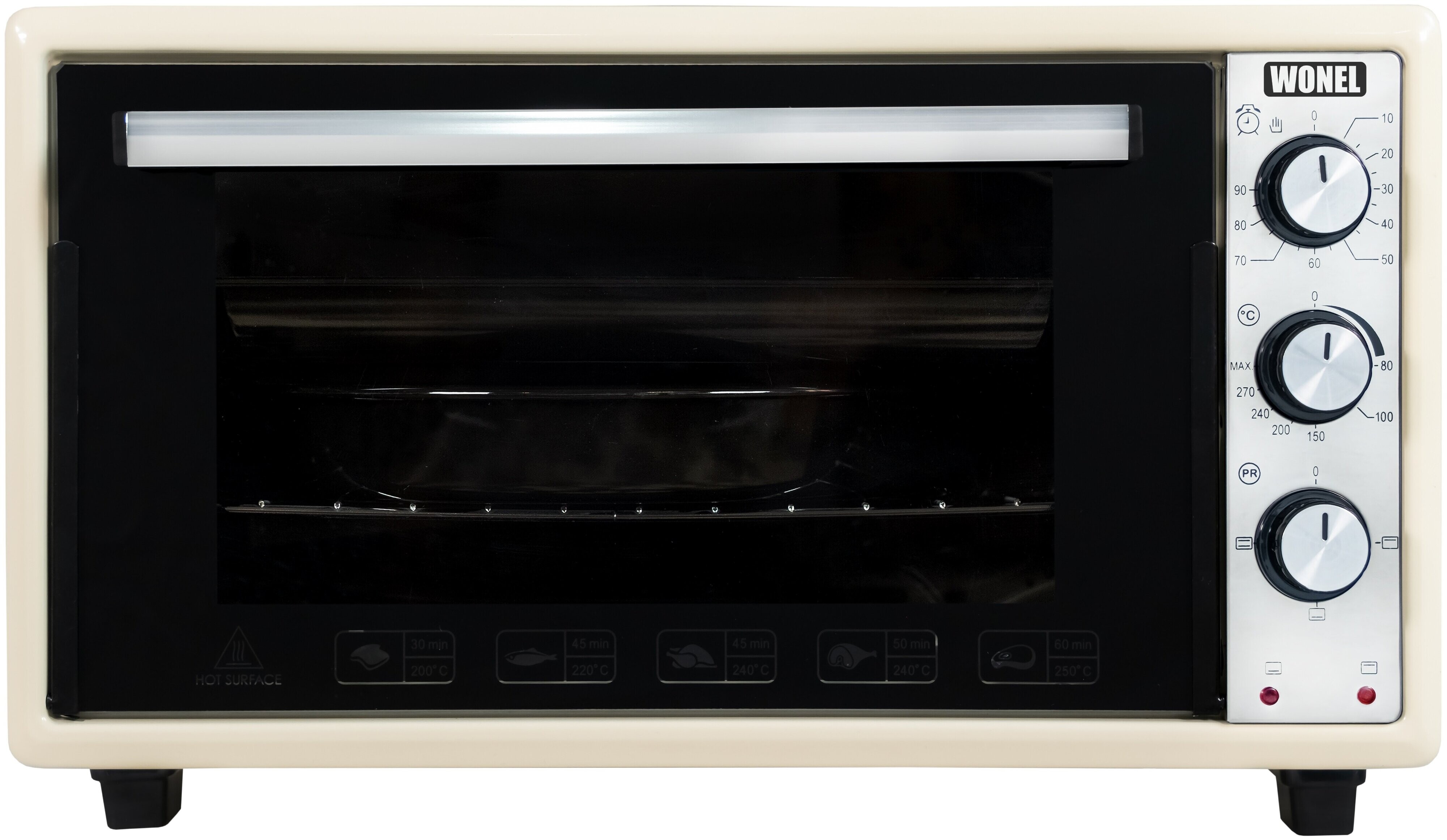 

Мини-печь Wonel WN3615 300 (Convection) Бежевая