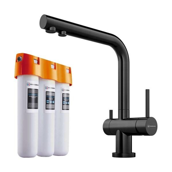 

Смеситель для кухни Omoikiri Nagano-GM + Pure drop Lite (Комплект)