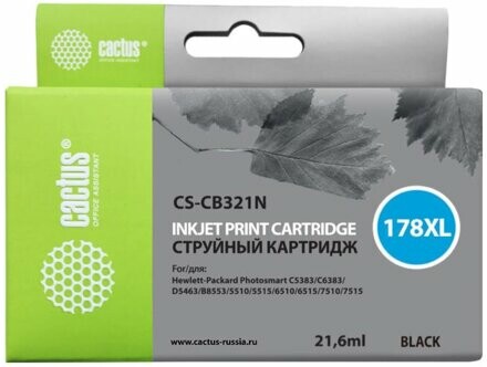 

Картридж Cactus CS-CB321N N178XL черный