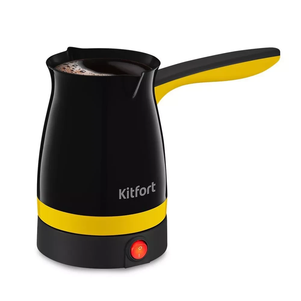 

Кофеварка Kitfort KT-7183-3 черно-желтый