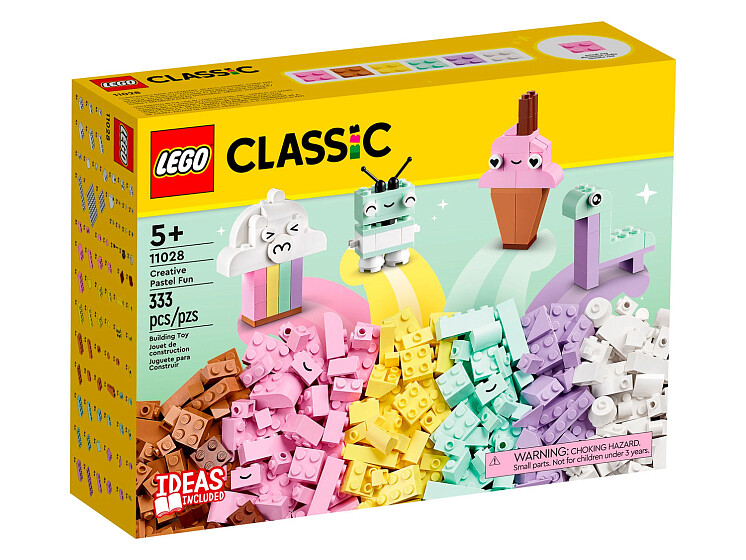 

Конструктор Lego Classic Креативное веселье в пастельных тонах (11028)