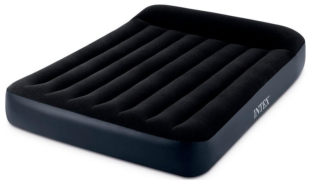 

Надувной матрас Intex Pillow Rest Classic Fiber-Tech 137х191х25см, c встроенным насосом (64148)