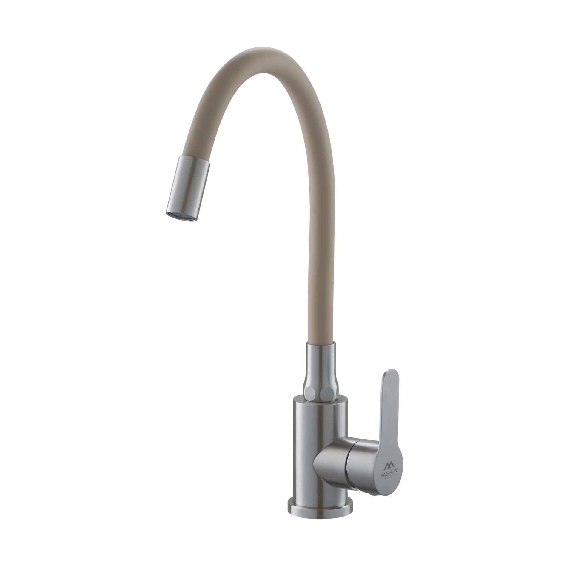

Смеситель для кухни Fashun A54101-15 сатин/бежевый