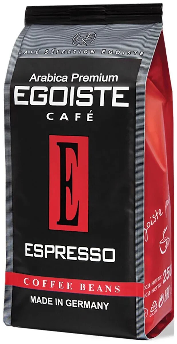 

Кофе Egoiste Espresso 250гр Beans Pack (в зернах)