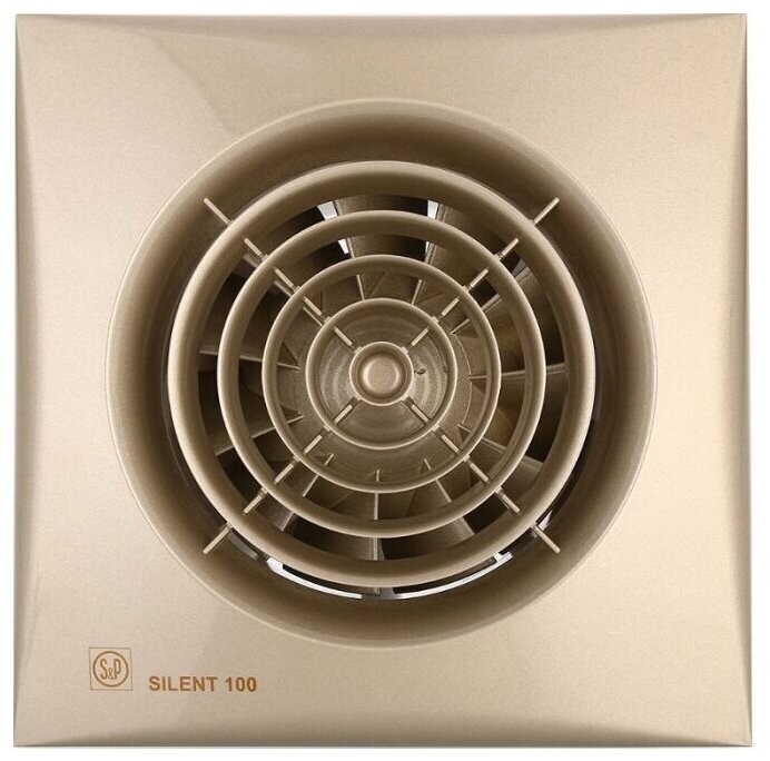 

Вентилятор вытяжной Soler & Palau Silent-100 CZ Champagne