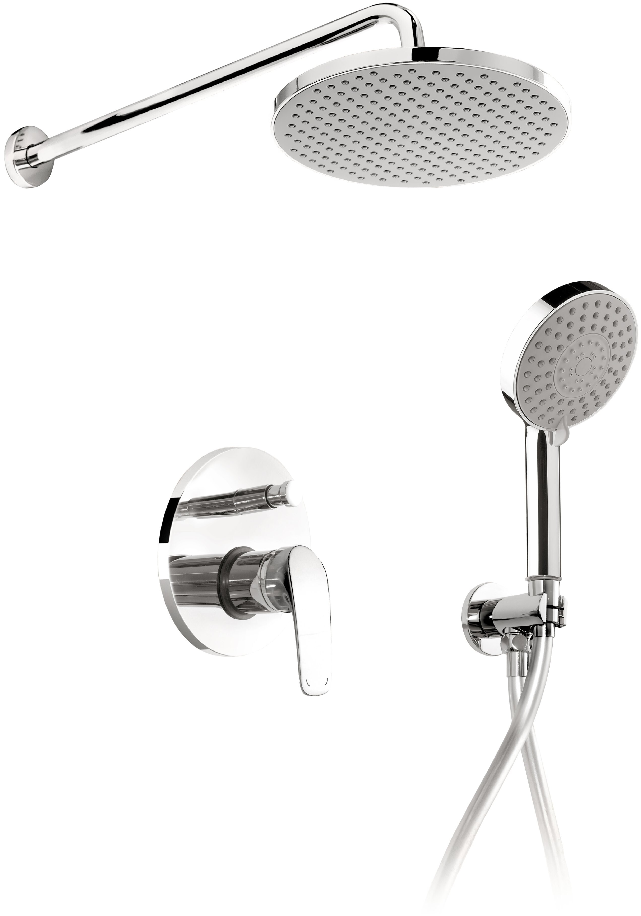 

Душевая система Esko Squared Chrome 6в1 (6in1 SQ)
