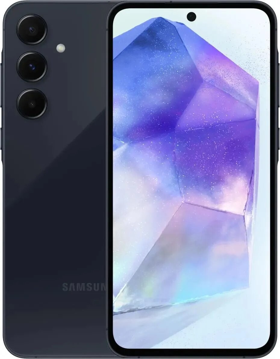 

Телефон Samsung Galaxy A55 5G 8/256Гб Темно-синий (SM-A556EZKWMEA)