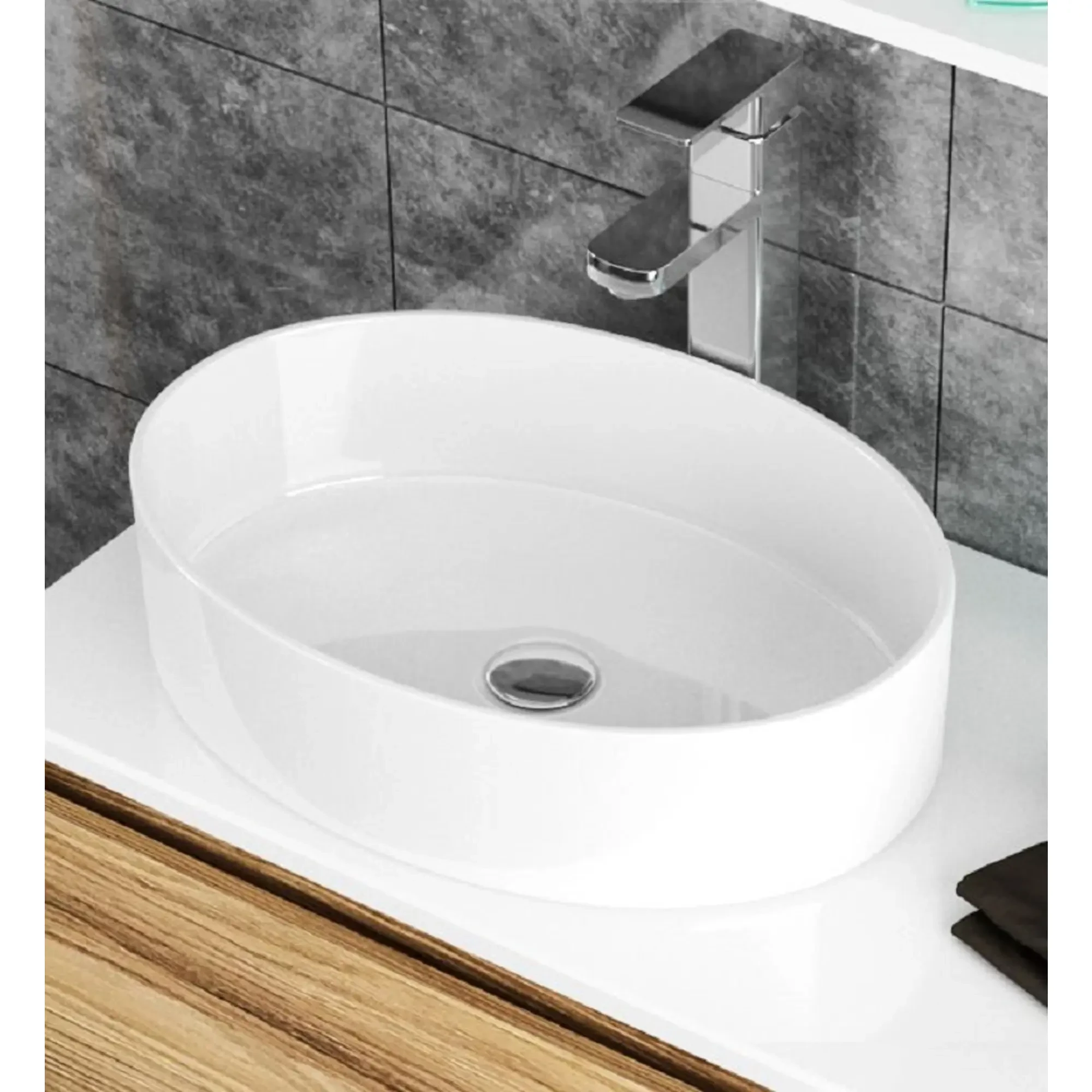 

Раковина для ванной Bauedge Nimb BN0002 белый