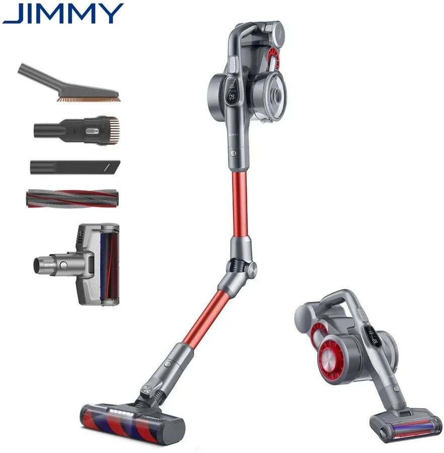 

Пылесос Jimmy H9 Flex красный/серебристый