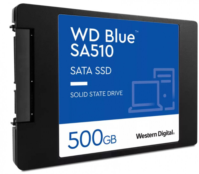 

SSD накопитель Western Digital SA510 500GB BLUE (WDS500G3B0A)