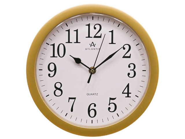 

Часы настенные Atlantis TLD-35137B gold