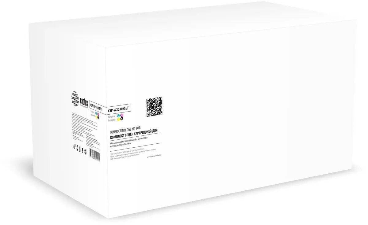

Картридж Cactus CSP-W2030XSET 415X черный/пурпурный/желтый/голубой (набор 4уп)
