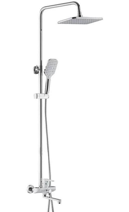 

Душевая система Shevanik S8136F белый/хром