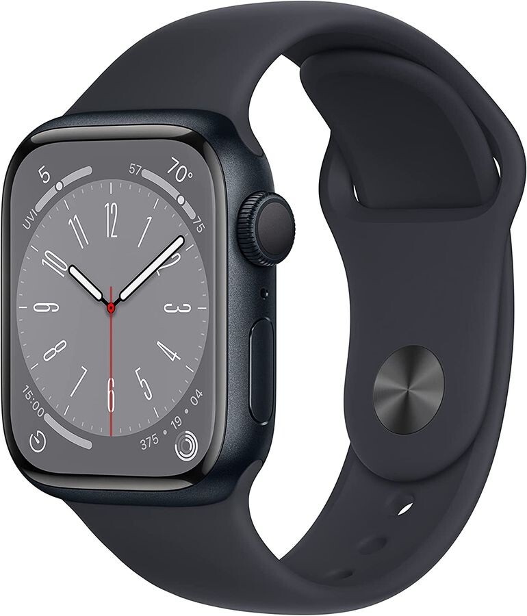 

Умные часы Apple Watch Series 8 А2770 41мм темная ночь (MNP53ZP/A)