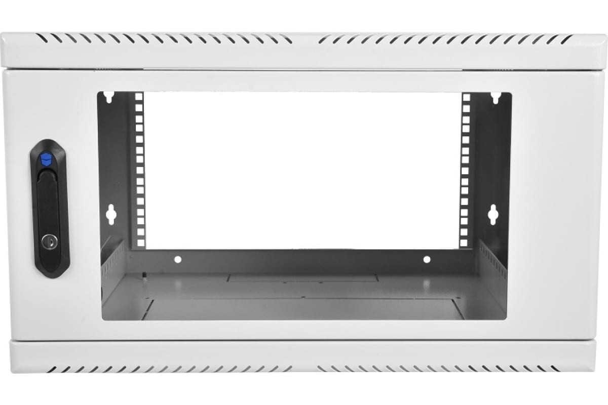 

Коммутационный шкаф ЦМО ШРН-12.480 настенный, стеклянная передняя дверь, 12U, 600x632x480мм