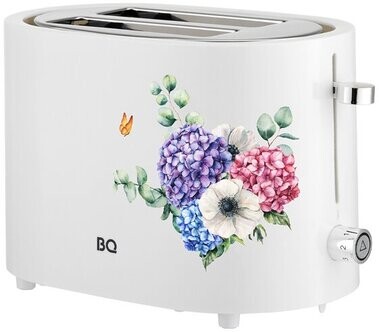 

Тостер BQ T1003 Белый-Цветы