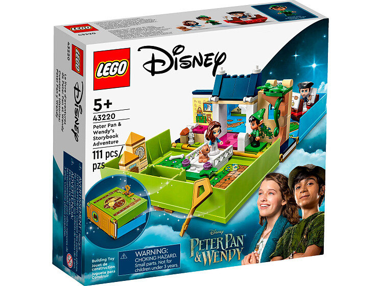 

Конструктор Lego Disney Книга приключений Питера Пена и Венди (43220)