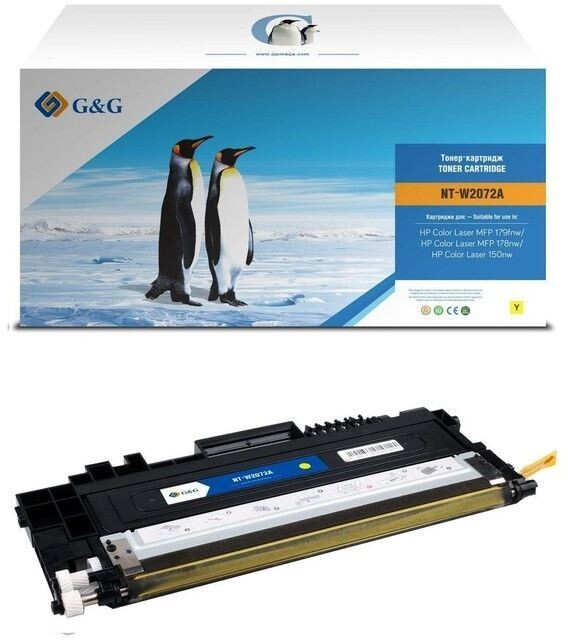 

Картридж G&G GG-W2072A желтый
