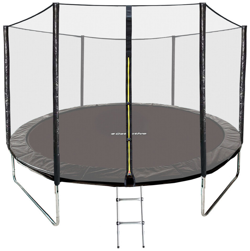 

Батут GETACTIVE Jump 10FT с лестницей и внешней сеткой черный (10360S2Y-L)